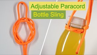 Making A Simple Paracord Bottle Sling Knot