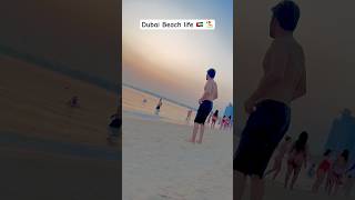 One Night in Dubai ✈️🇦🇪 || Dubai Beach 🏖️ #dubai #2023 #ytshorts