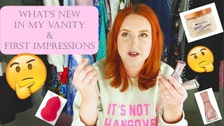 NEW IN MY VANITY | AFFORDABLE BEAUTY FIRST IMPRESSIONS | SIRENA GRACE CELES