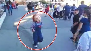 BÚP BÊ CHUCKY ĐỘC ÁC XUẤT HIỆN NGOÀI ĐỜI THỰC BỊ CAMERA GHI LẠI