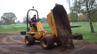 Kettering Golf Club Tee Laser Grading