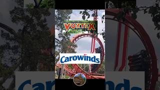 🎢 30+ Year Old STAND-UP Roller Coaster - Vortex at Carowinds #shorts #rollercoaster