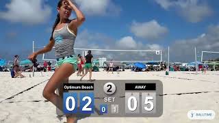 USA Volleyball Beach Tour 16U M6 Avery Simon (black shorts/white top Bella Bravata - 05/2024