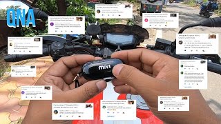 One More QNA for TVS Apache 4v with mivi Duepods M40 || is it Really works like a Bluetooth helmet ?