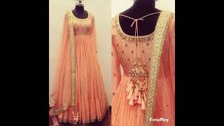 Georgette gown #short #pleasesubscribe || Fashion kudiye ||