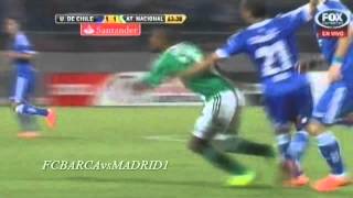 U  de Chile vs Atletico nacional 2-1 Copa Libertadores 2012