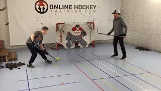 Online Hockey Training - Lesson with 11 Yr Old Player. Tips from Online Hockey Training.