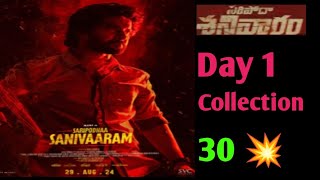 DDS movie reviews l saripodhaa sanivaaram day 1 collection