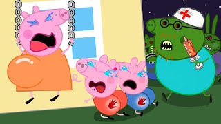 Zombie Apocalypse, Doctor is a Zombie 🧟‍♀️ | Peppa Pig Funny Animation