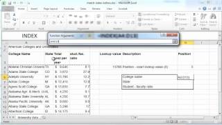 Excel tutorial: INDEX function in Excel 2010