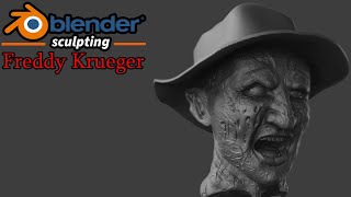 Blender Sculpting Freddy Krueger