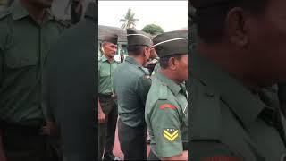 Pelepasan purna tugas TNI #tni #papua