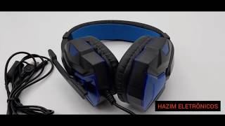 Headphone Gamer Com Led HF-G390P4