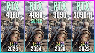 RTX 4080 vs RTX 4080 SUPER vs RTX 3090 vs RTX 3090 TI - Test in 25 Games