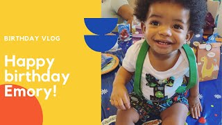 FAMILY VLOG| Shopping For Emory’s birthday| Emory’s 1st birthday!!