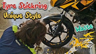 Tyre Stickring From Waste  Stickers