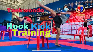 Taekwondo Hook Kick Training🥋