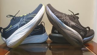 @asicsbrasil GEL Nimbus 26 X 25. Qual é melhor?