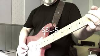 Seymour Duncan SSL-5 vs SSL-7 Quarter Pound staggered - Stratocaster bridge pickup shootout