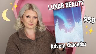 LUNAR BEAUTY 12 DAYS OF LUNAR BEAUTY ADVENT CALENDAR UNBOXING 2022 | Vanessa Lopez