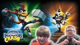 Family Fun With Crash Bandicoot Edition of Skylanders Imaginators Video Game