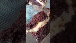 O melhor bolo de chocolate com recheio de ninho.