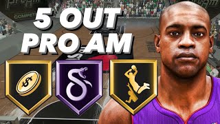 We ran 5 OUT in PRO AM for the FIRST TIME and It was TOO EASY...NBA 2k24