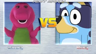 M.U.G.E.N BATTLES | Barney vs Bluey