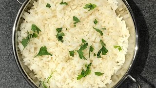 EASY and PERFECT Fluffy Indian Basmati White Rice - Full Cook and Method