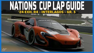 Gran Turismo 7 Nations Cup Lap Guide - Interlagos - McLaren 650S Gr. 3