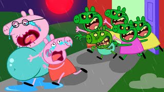 Peppa Zombie Apocalypse, Zombies Appear At The Pig City 🧟‍♀️ | Peppa Pig Funny Animation