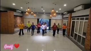 My Last Dance Line Dance / Choreo : Gati Tjipto R (INA) / Demo : Genèf in Style & Bunda Gati