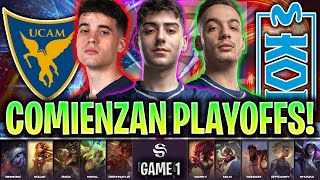 EL COMIENZO DE KOI EN PLAYOFFS! *MUY ÉPICO!* | KOI vs UCAM Game 1 RESUMEN PLAYOFFS SUPERLIGA 2024