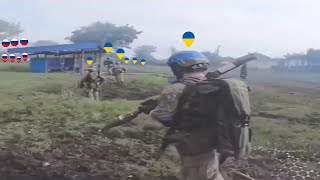 PANlC!! NATO and Ukraine troops were greeted by RUSSl4N GUNFlRE