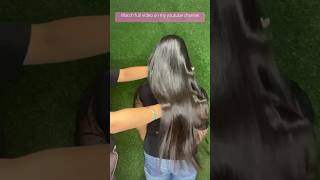 Hair transformation 💇‍♀️ #shorts #hairextensions #longhair #trending #trendingonshorts #viralshorts