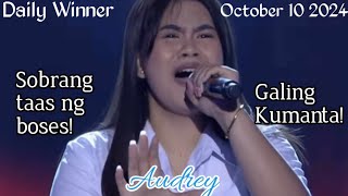 Audrey / galing kumanta / Daily Winner / showtime