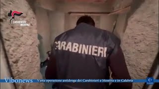 Vasta operazione antidroga dei Carabinieri a Messina e in Calabria