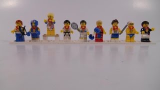 8909 LEGO Team GB Minifigures