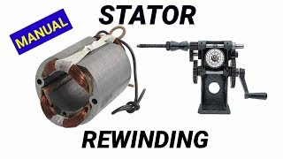 Stator Rewinding angle grinder