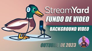 Fundo de video no StreamYard !