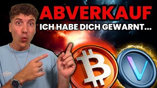 Bitcoin Abverkauf: Ich habe dich gewarnt... VeChain (VET) sehr stark! [Analyse]