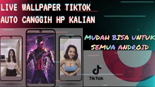 Cara Pasang video Tiktok Jadi Live Wallpaper Layar Kunci / Layar Utama Di HP Kalian