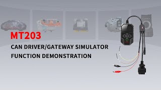 OBDSTAR MT203 CAN Driver/ Gateway Simulator Function Demonstration - Cardiagtool