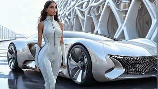 Futuristic Fantasy: Stunning Models & High-Tech Sports Cars  Dance Beats Edition