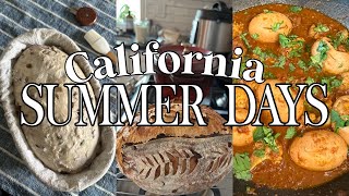 My California Day In The Life | Baking Seeded Bread | Quick INDIAN Egg Curry with Cauliflower, YUMMY