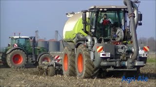 Interramento Liquame | Xerion 3800 SGT | 2x Fendt 718