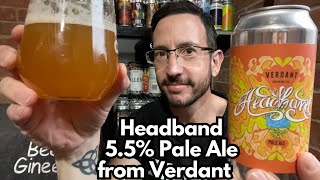 Headband 5.5% Pale Ale from Verdant - Beer Review