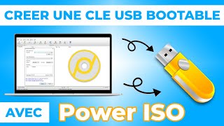 Créer une Clé USB Bootable avec Power ISO en 2022 | Rendre une Clé USB Bootable