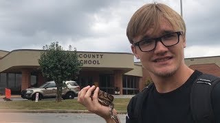 We Brought A Snake To School!!!!!! (We Got Caught)