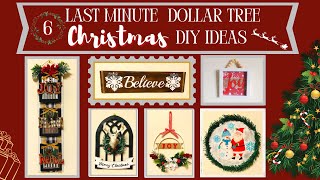 🎅🎄QUICK & EASY LAST MINUTE DOLLAR TREE CHRISTMAS DIY IDEAS 2022🎄🎅